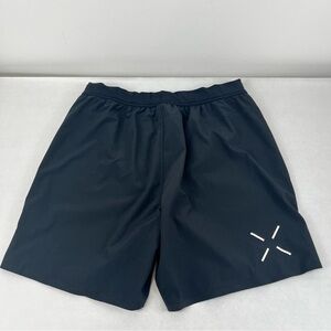 Ten Thousand Interval Shorts Mens Small Black 7 in Inseam Stretch Gym Lined